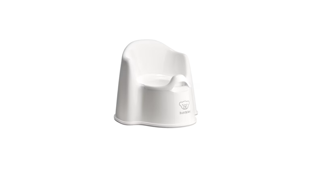 Baby Bjorn Potty Chair Black/White