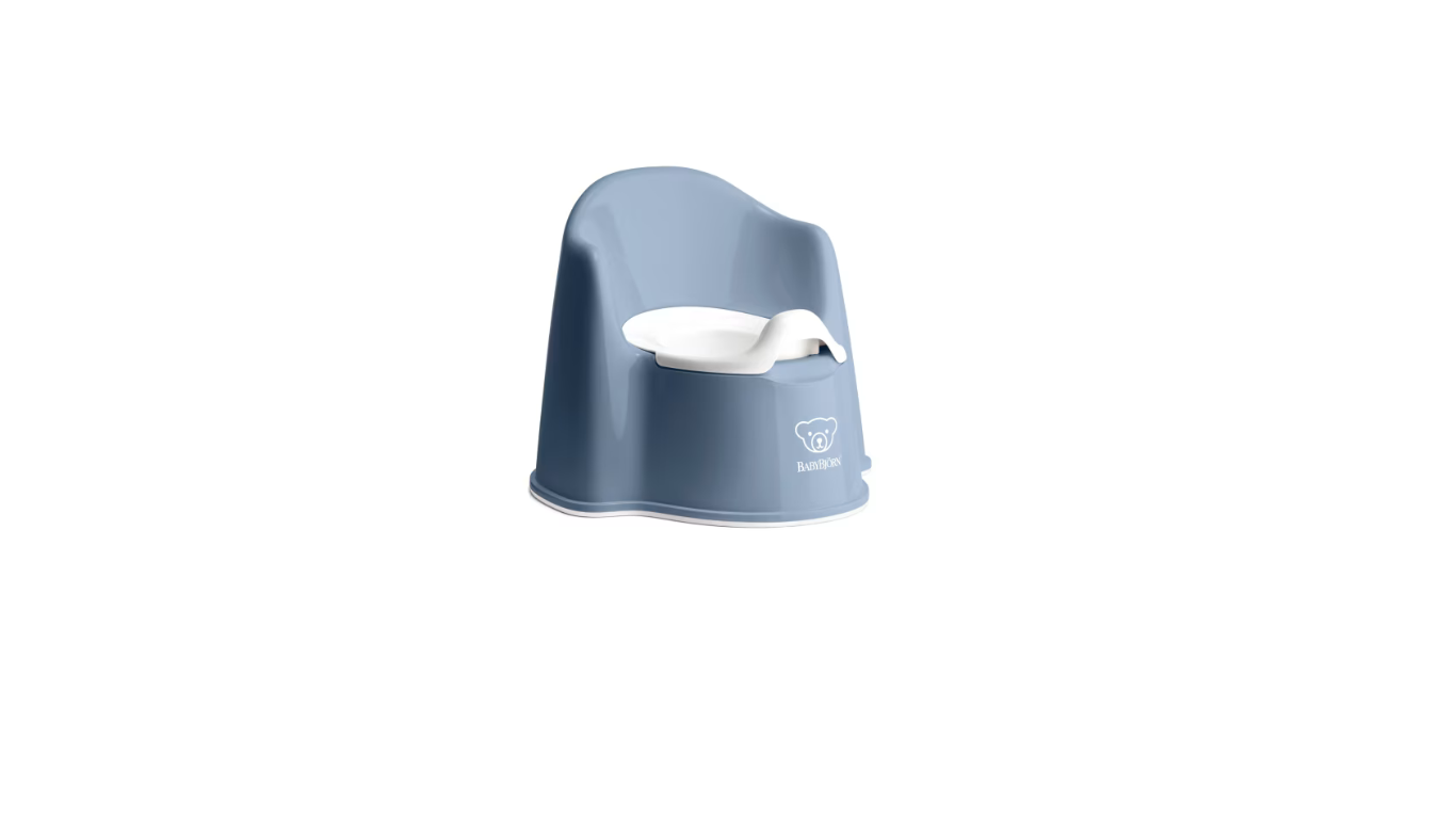 Baby Bjorn Potty Chair Black/White