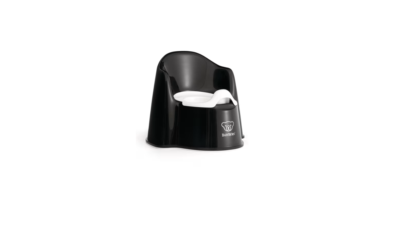 Baby Bjorn Potty Chair Black/White