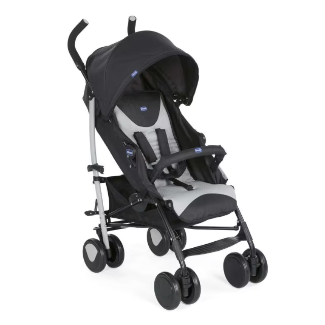 Chicco Stroller: Echo w bumper bar-Stone